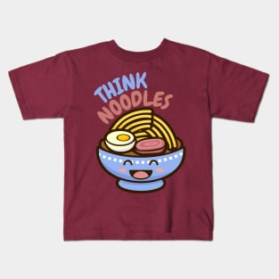 Think noodles Kids T-Shirt